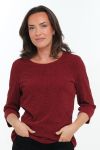 Susan topp Rød
